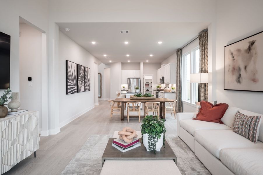 Representative furnished interior of a home built from the Cormorant by Tri Pointe Homes in Trillium, Richmond (Image 35).