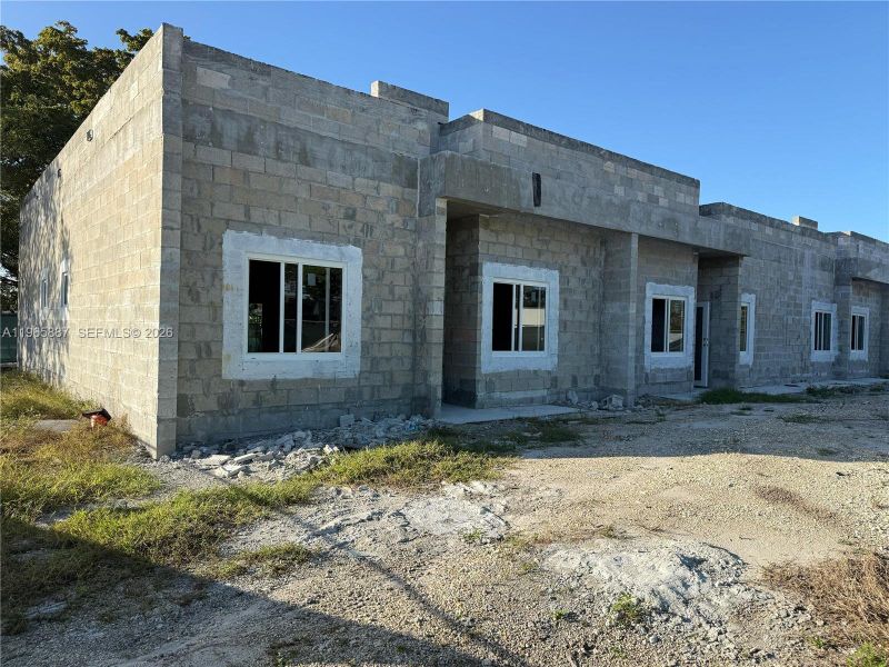 In-progress construction of a new home in , Miami Gardens, FL (Image 4).