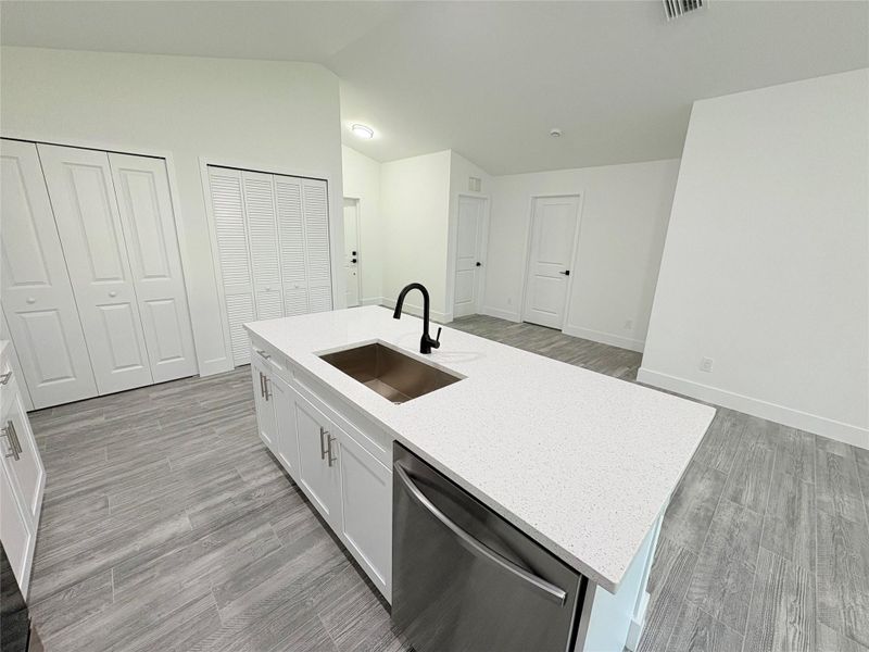 Furnished interior view inside a new home in , Okeechobee (Image 7).