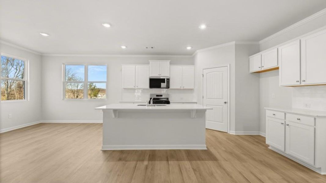 Furnished interior view inside a new home in Braselton Village, Braselton (Image 6).