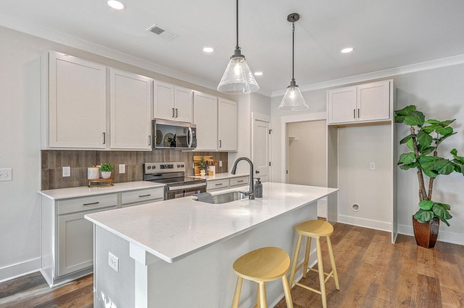 Furnished interior view inside a new home in , Summerville (Image 13).