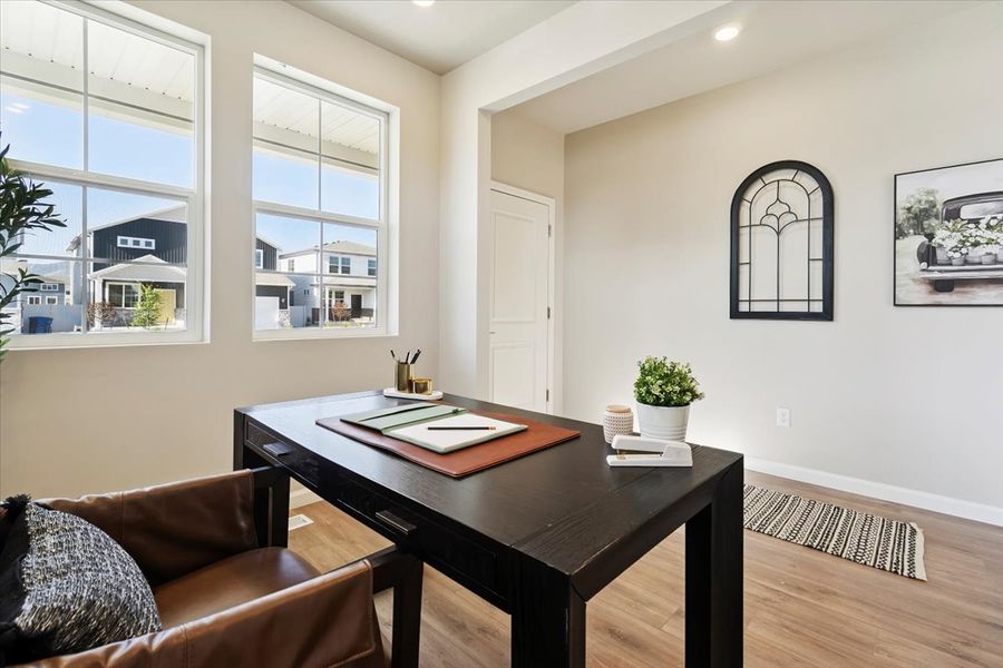 Furnished interior view inside a new home in Bradley Heights, Colorado Springs (Image 28).
