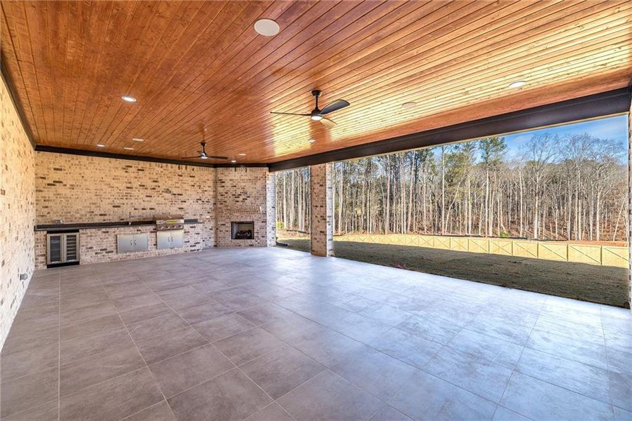 Exterior details and patio area of a home in , Dacula (Image 3).