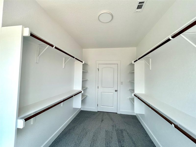 Primary closet Primary closet