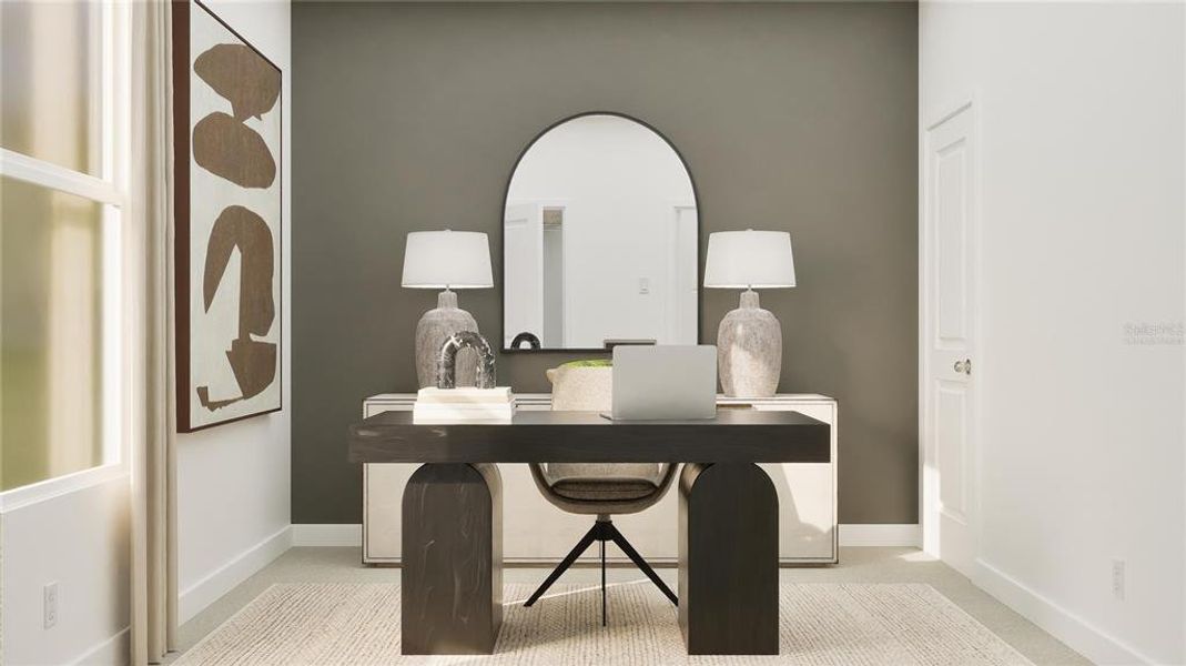 Furnished interior view inside a new home in Wellness Ridge: Eventide Collection, Clermont (Image 10).