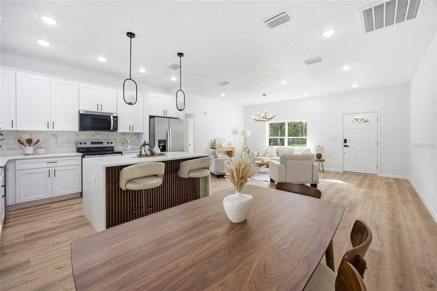 Furnished interior view inside a new home in , Citrus Springs (Image 15).