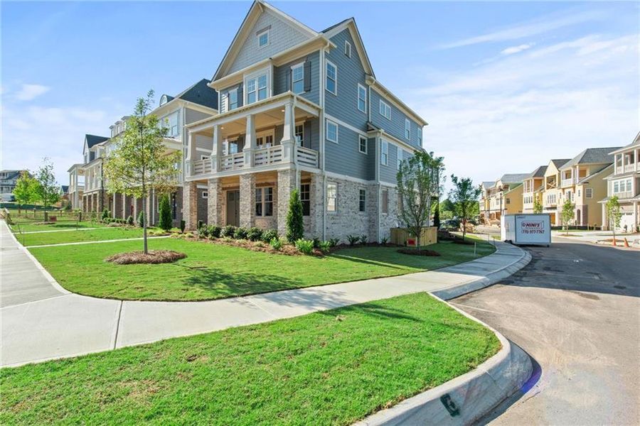 Exterior details and patio area of a home in , Woodstock (Image 21).