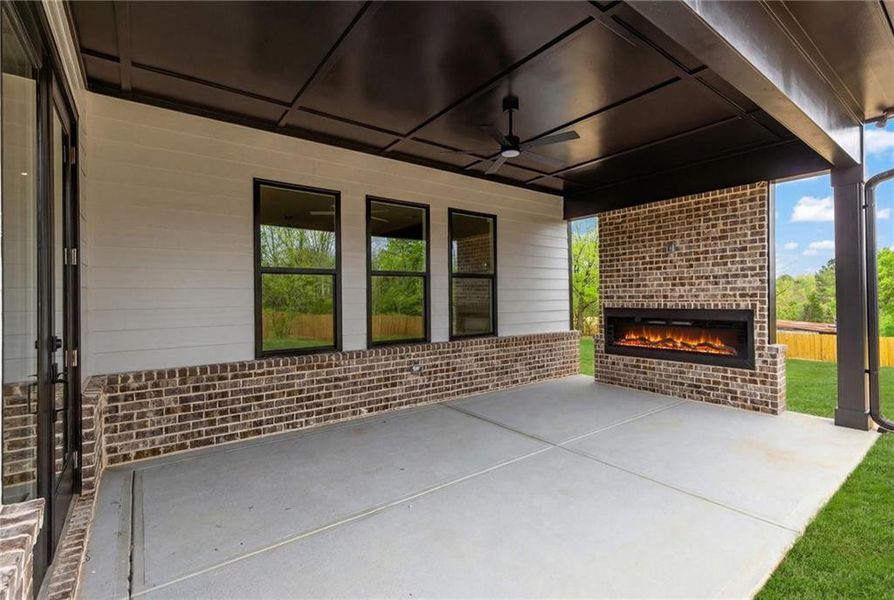 Exterior details and patio area of a home in , Pendergrass (Image 27).