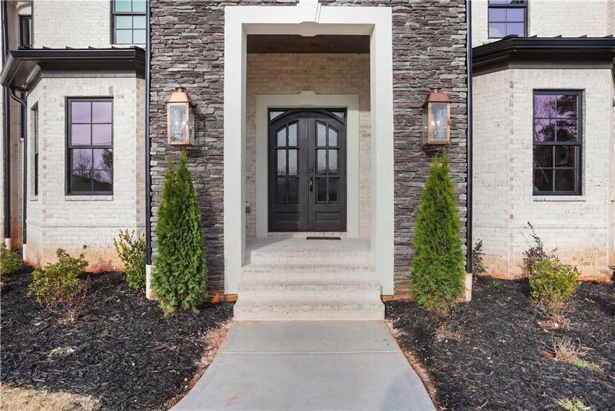 Exterior details and patio area of a home in , Milton (Image 40). Exterior details and patio area of a home in , Milton (Image 40).
