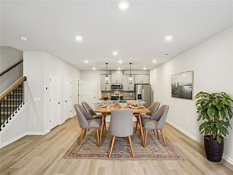Furnished interior view inside a new home in , Conyers (Image 6).