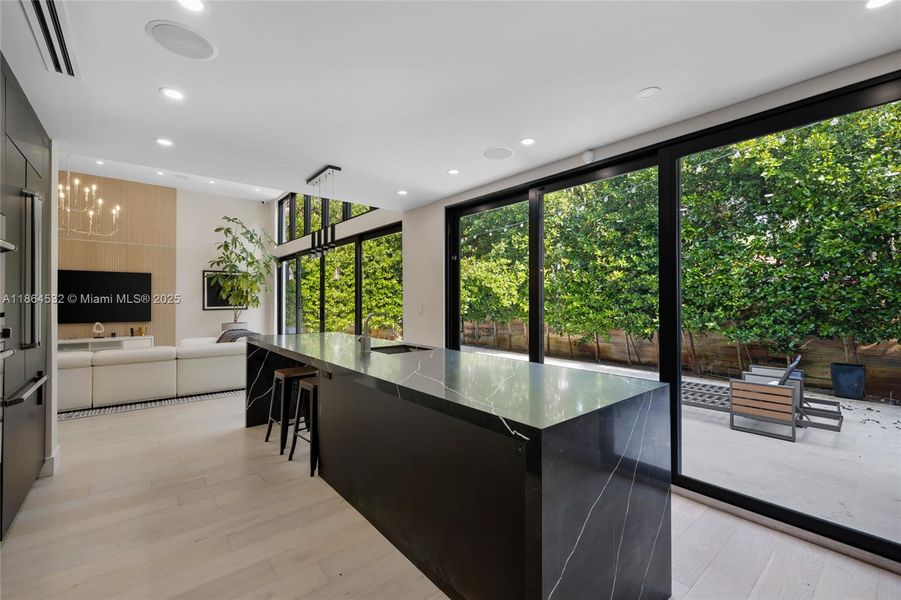 Furnished interior view inside a new home in , Miami (Image 15).