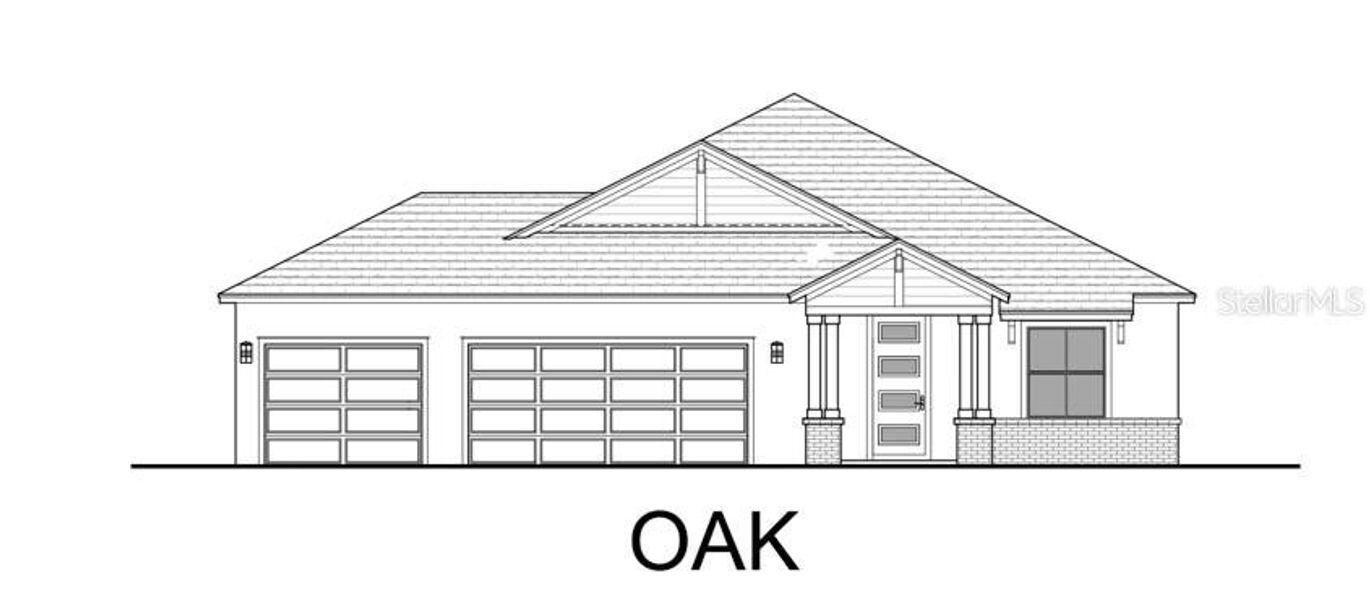 Exterior rendering of this home design in , Sebring, FL (Image 3).