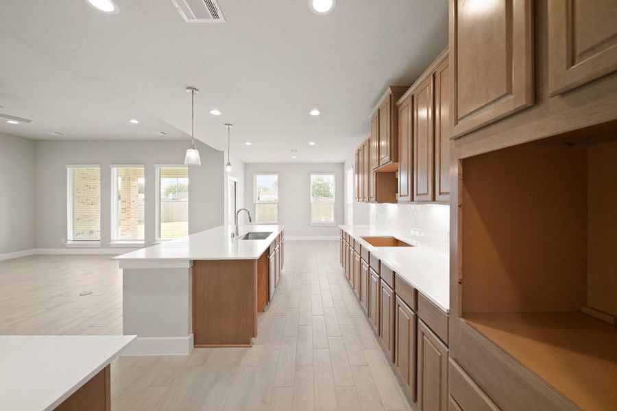 Furnished interior view inside a new home in Morton Creek Ranch, Katy (Image 7).