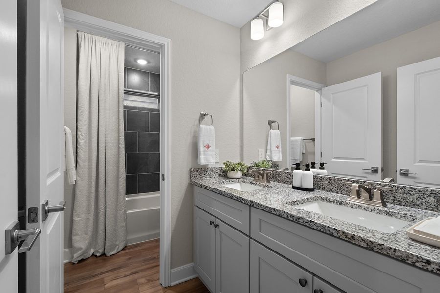 Representative furnished interior of a home built from the The Cooper by Rosehaven Homes in Magnolia Village, San Antonio (Image 33). Representative furnished interior of a home built from the The Cooper by Rosehaven Homes in Magnolia Village, San Antonio (Image 33).