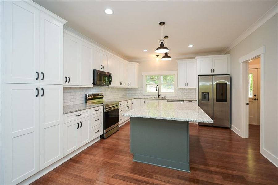 Furnished interior view inside a new home in , Ellijay (Image 8).