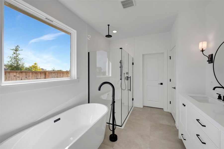 Luxurious primary bath