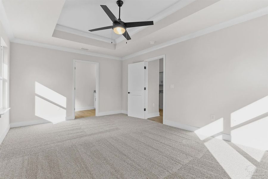 Spacious, unfurnished interior of a new home in Pecan Valley, Cantonment (Image 10). Spacious, unfurnished interior of a new home in Pecan Valley, Cantonment (Image 10).