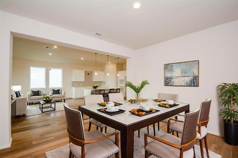 Welcome to this lovely dining area.