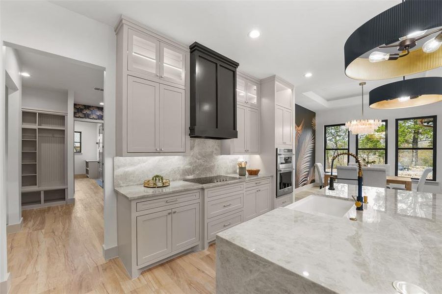 Furnished interior view inside a new home in , Malakoff (Image 18).