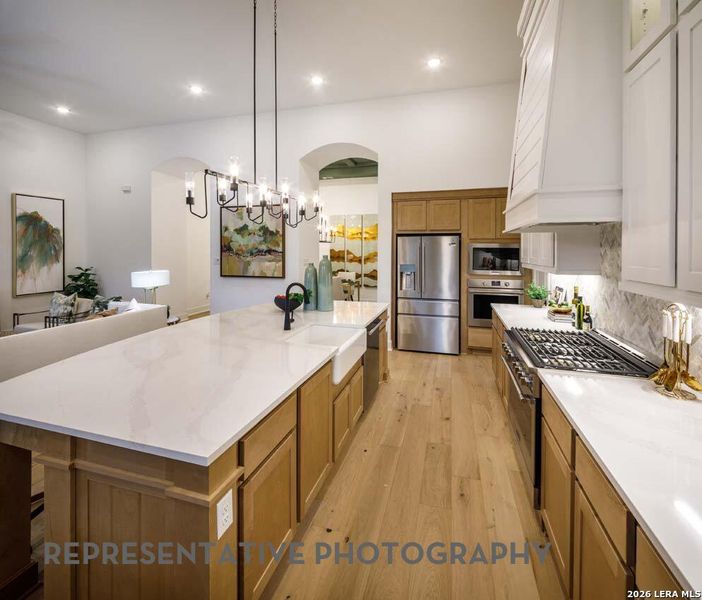 Furnished interior view inside a new home in La Cima, San Marcos (Image 19).