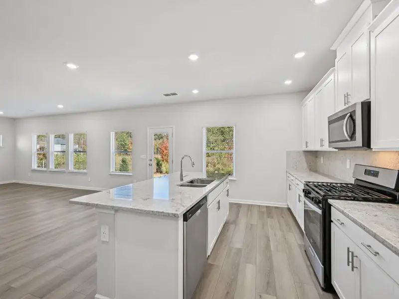 Furnished interior view inside a new home in Creekside at Oxford Park, Fairburn (Image 5).