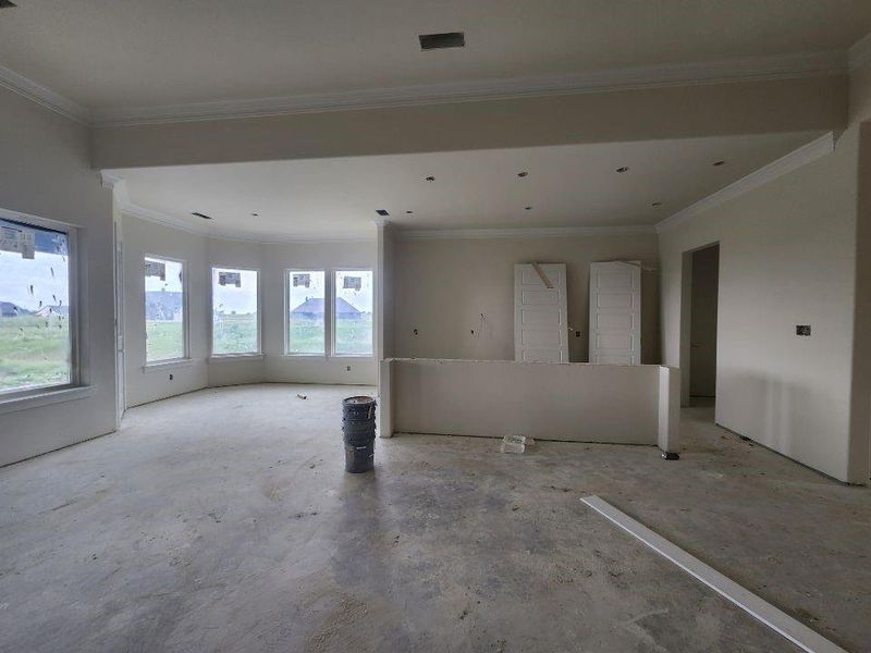 In-progress construction of a new home in Rocky Top, Krum, TX (Image 13).