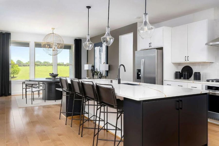 MODEL HOME images may NOT be consistent with the finished product.
