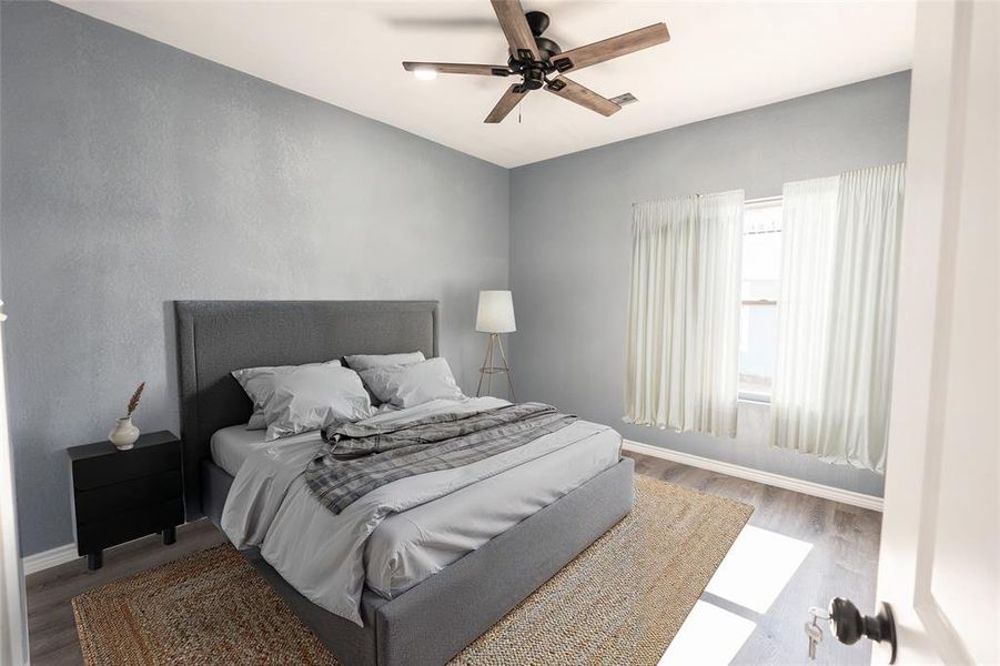 Furnished interior view inside a new home in , Nocona (Image 15).