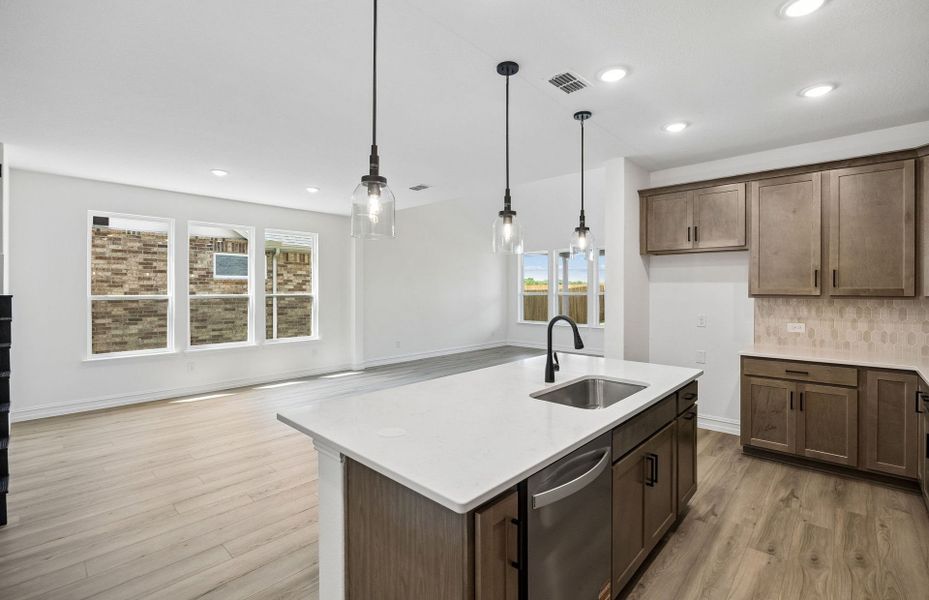 Furnished interior view inside a new home in Whitewing Trails, Princeton (Image 10).