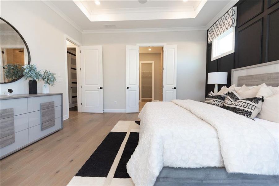 Furnished interior view inside a new home in Aberdeen, Hoschton (Image 60).