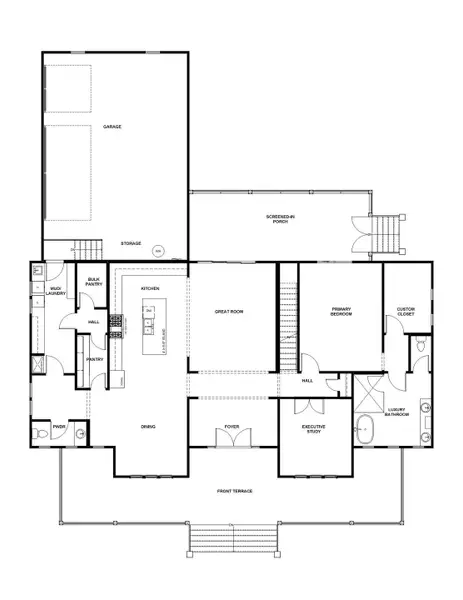 2D floor plan layout of this home in , Moncks Corner, SC (Image 5).