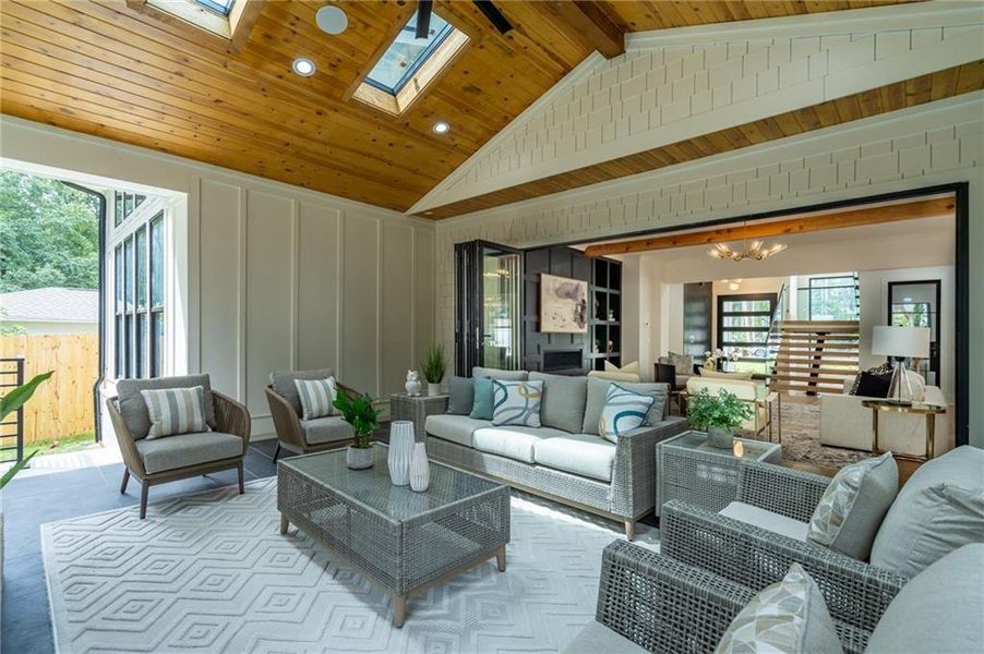 Exterior details and patio area of a home in , Brookhaven (Image 3).