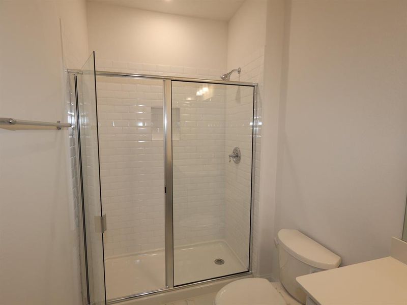 Furnished interior view inside a new home in Lily Creek at Sutton Fields, Aubrey (Image 9). Furnished interior view inside a new home in Lily Creek at Sutton Fields, Aubrey (Image 9).