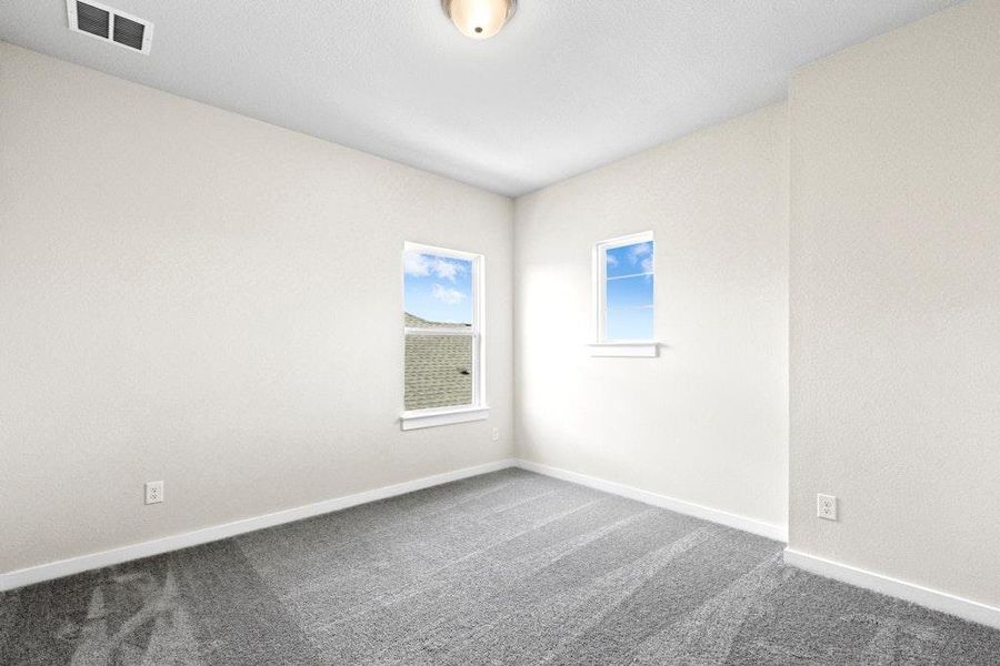 Spacious, unfurnished interior of a new home in Santa Rita Ranch, Liberty Hill (Image 23). Spacious, unfurnished interior of a new home in Santa Rita Ranch, Liberty Hill (Image 23).