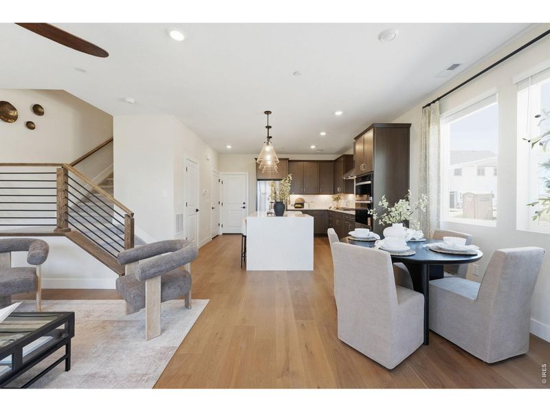 Furnished interior view inside a new home in , Fort Collins (Image 32).
