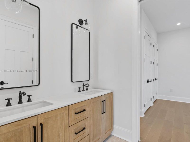 Furnished interior view inside a new home in , Miami (Image 38).