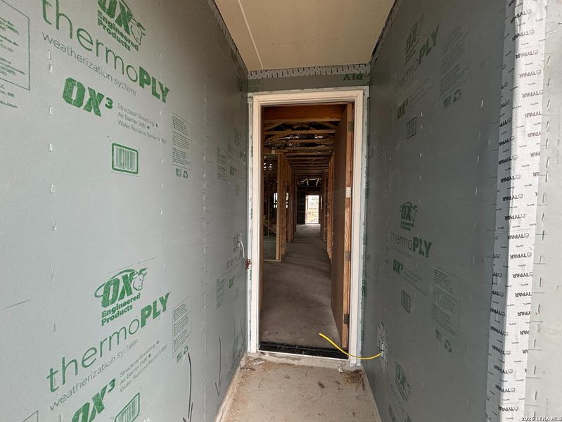 In-progress construction of a new home in , Schertz, TX (Image 26).