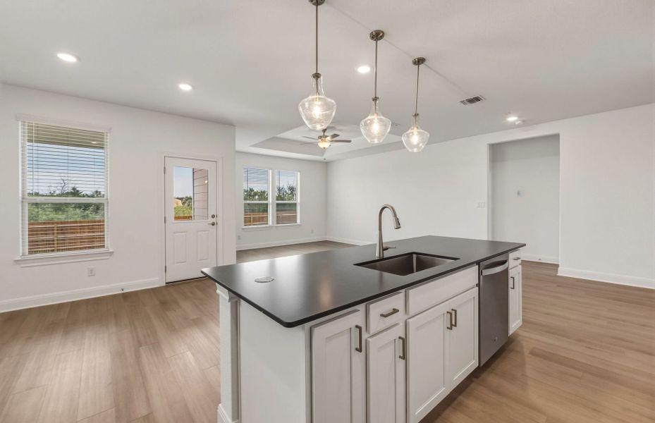 Furnished interior view inside a new home in Saddleback at Santa Rita Ranch, Liberty Hill (Image 11).