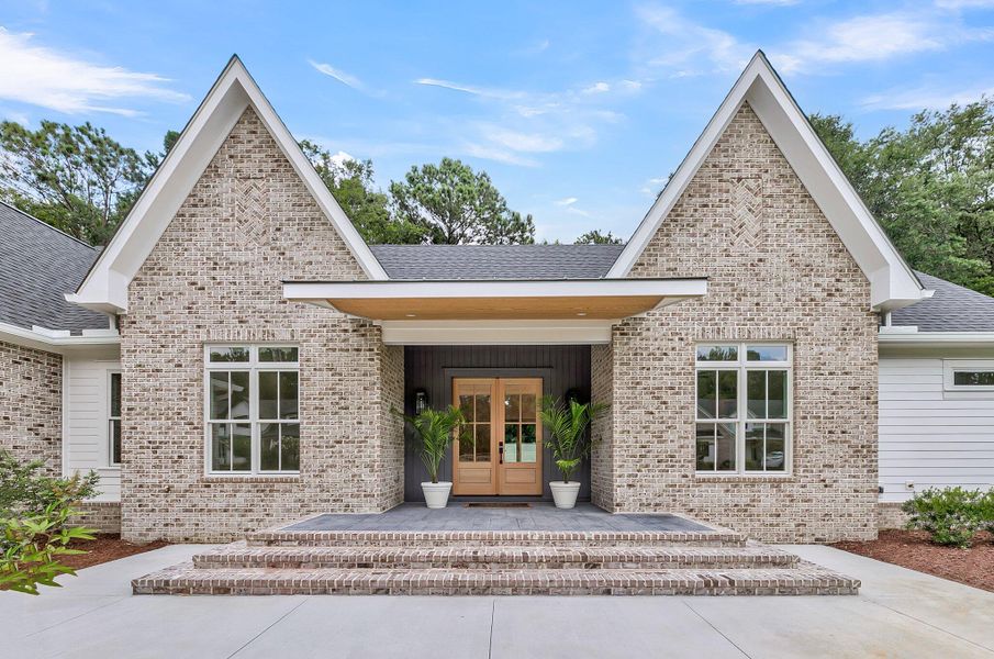 Exterior details and patio area of a home in , Johns Island (Image 3). Exterior details and patio area of a home in , Johns Island (Image 3).