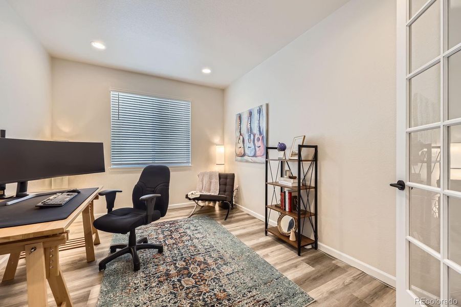 Furnished interior view inside a new home in Haskins Station, Arvada (Image 14).