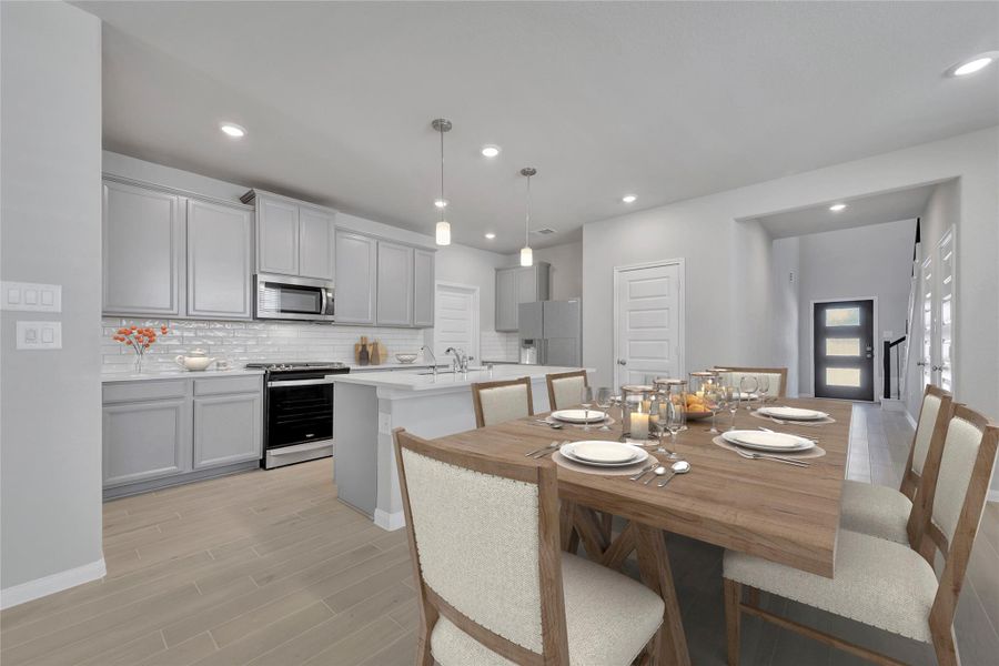 Photo is not of the actual home, but is an inspirational photo of builder’s model home and may depict options, furnishings, and/or decorator features that are not included