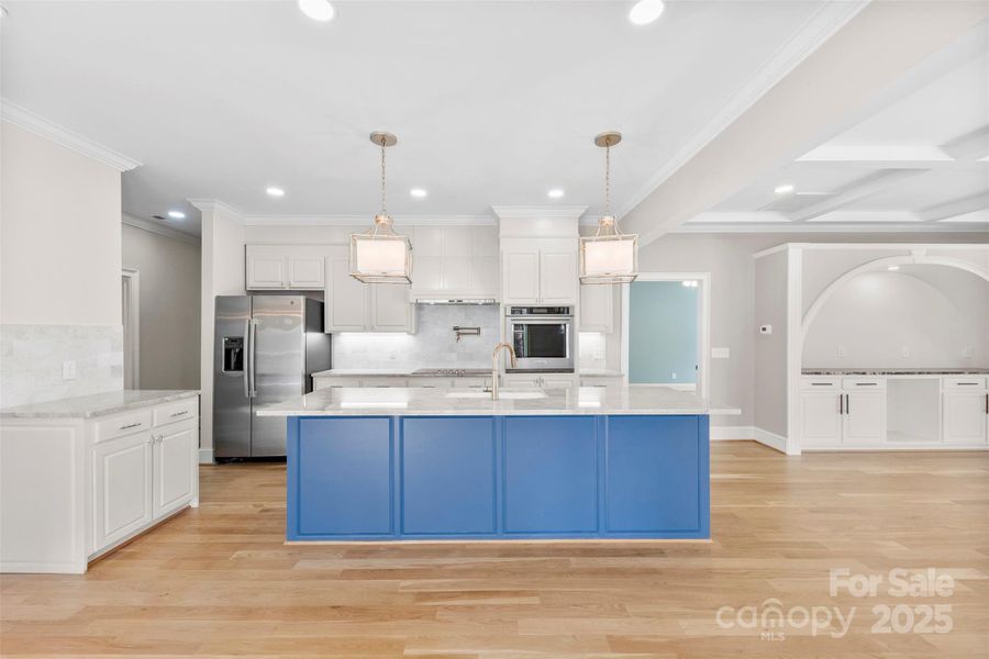 Furnished interior view inside a new home in , Belmont (Image 9).