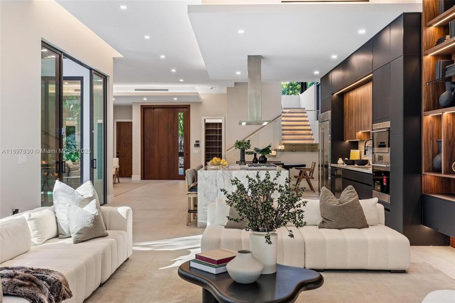 Furnished interior view inside a new home in , Miami (Image 34). Furnished interior view inside a new home in , Miami (Image 34).