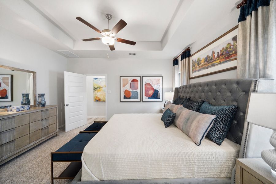 Liberty Estates Model Home - San Jacinto - Primary Bedroom Liberty Estates Model Home - San Jacinto - Primary Bedroom