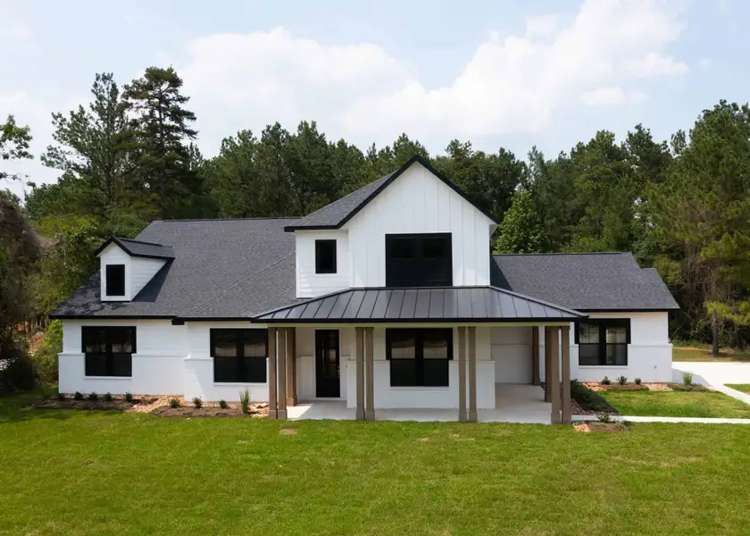 Representative exterior photo of a completed home built from the 3693 by Gracepoint Homes in Kellar Farms, Smithville, TX (Image 5). Representative exterior photo of a completed home built from the 3693 by Gracepoint Homes in Kellar Farms, Smithville, TX (Image 5).