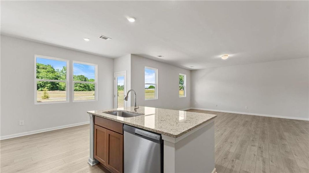 Furnished interior view inside a new home in Hampton Ridge, Jefferson (Image 5). Furnished interior view inside a new home in Hampton Ridge, Jefferson (Image 5).