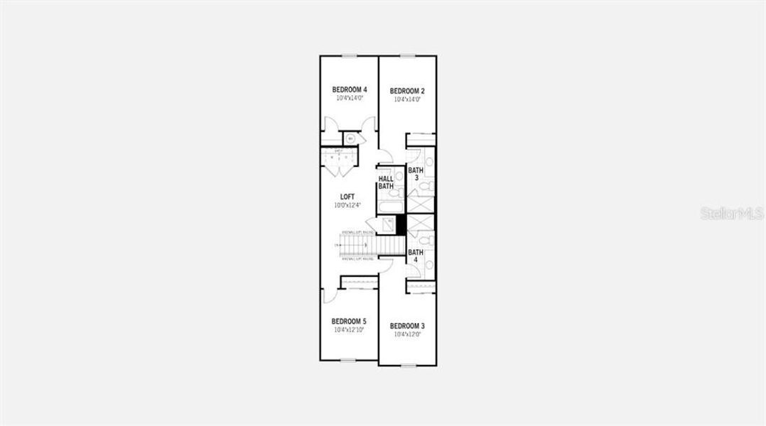 Del Ray III Floorplan - Second Floor