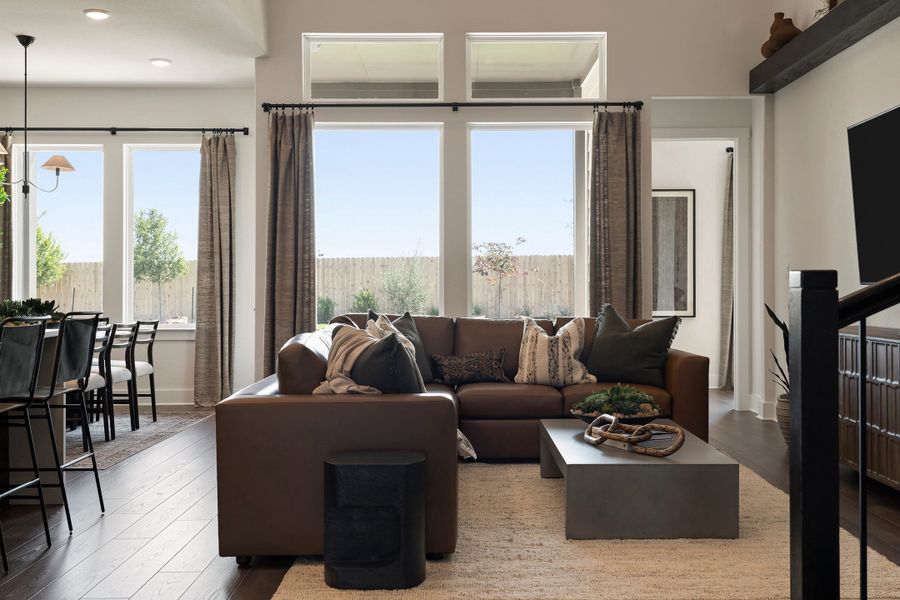 Furnished interior view inside a new home in Lagos Reserve, Manor (Image 17).