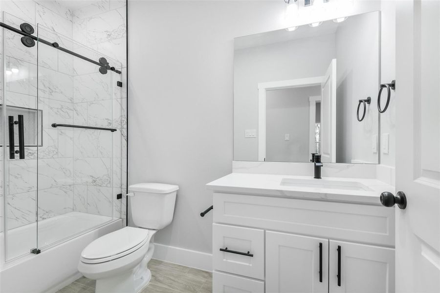 Furnished interior view inside a new home in , Willis (Image 15).