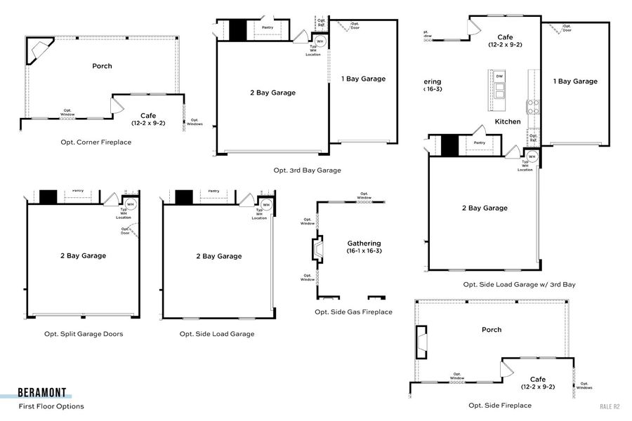 2D floor plan layout for the Beramont by DRB Homes in Essex Village, Franklinton, NC (Image 7). 2D floor plan layout for the Beramont by DRB Homes in Essex Village, Franklinton, NC (Image 7).